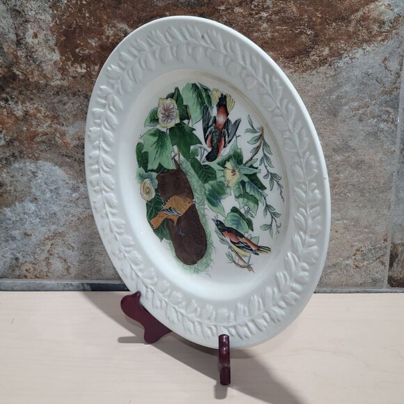 VTG Adams England Audubon Birds of America Baltimore Oriole Decorative Plate - Picture 11 of 11